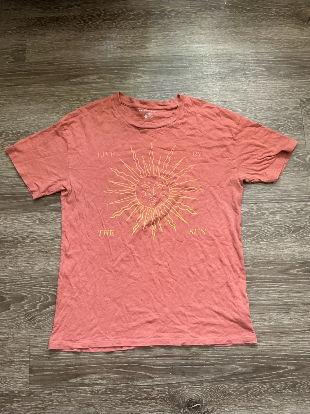 Sun Graphic Short Sleeve T-Shirt - Dusty Coral